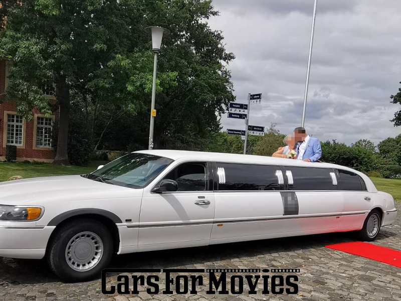 CarsForMovies | Lincoln Town Car Stretch-Limousine 2001 USA Weiß Grau Zivilfahrzeug Spezialfahrzeug Nordrhein-Westfalen 5193 Limo Stretchlimo Event 